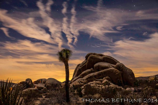 Campground Late Night Big City Sky-1