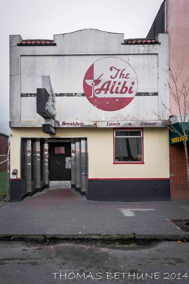 THE ALIBI ON THE ARCATA PLAZA, 2010, SONY R1