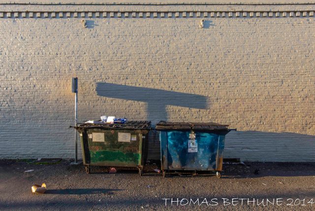 I photographed in Arcata for about three hours this morning. I sort of like this image.